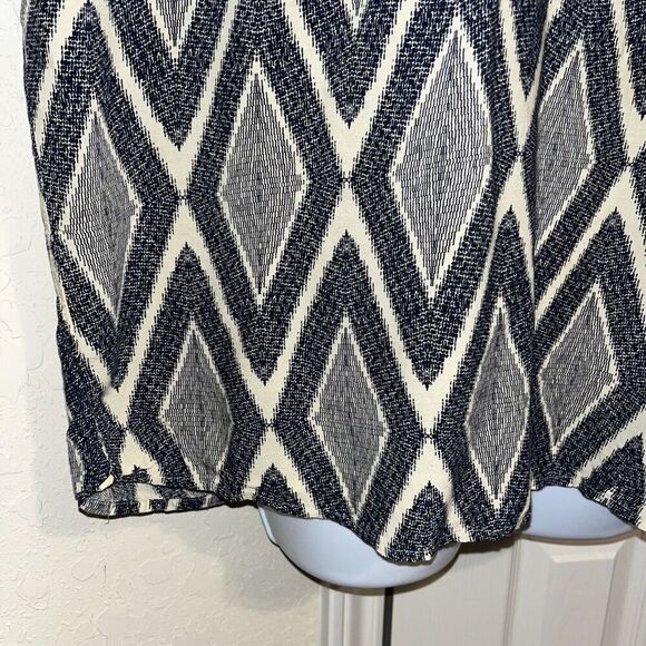 Flying Tomato (1X) Blue/White Boho Peasant Tassels Bell Sleeve Lace Popover - Picture 5 of 16